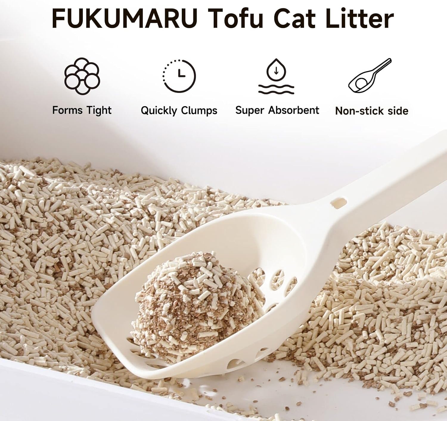 Tofu Cat Litter Clumping – Flushable, Odor Control