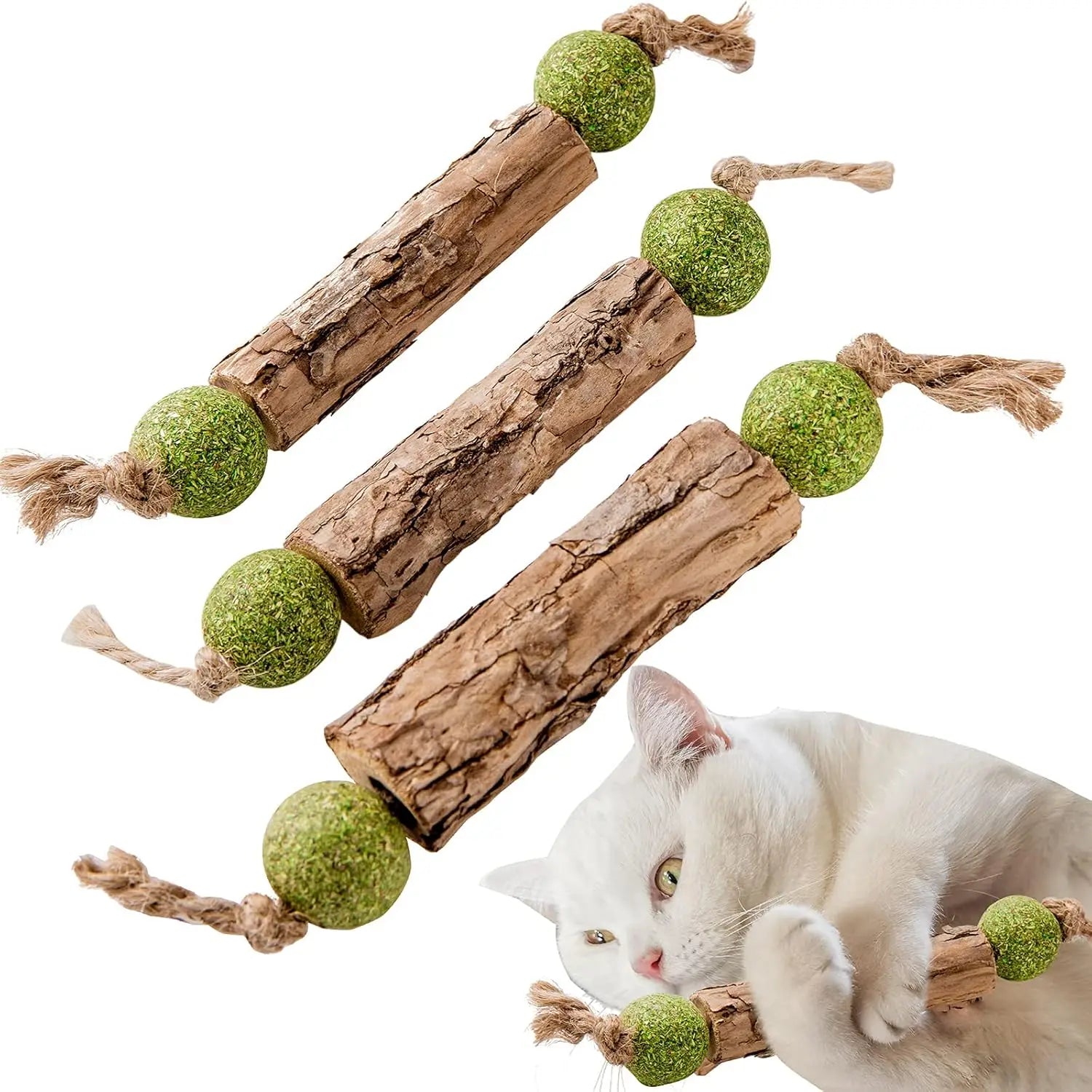 Natural Catnip Molar Stick Cat Tooth Cleaning Treat