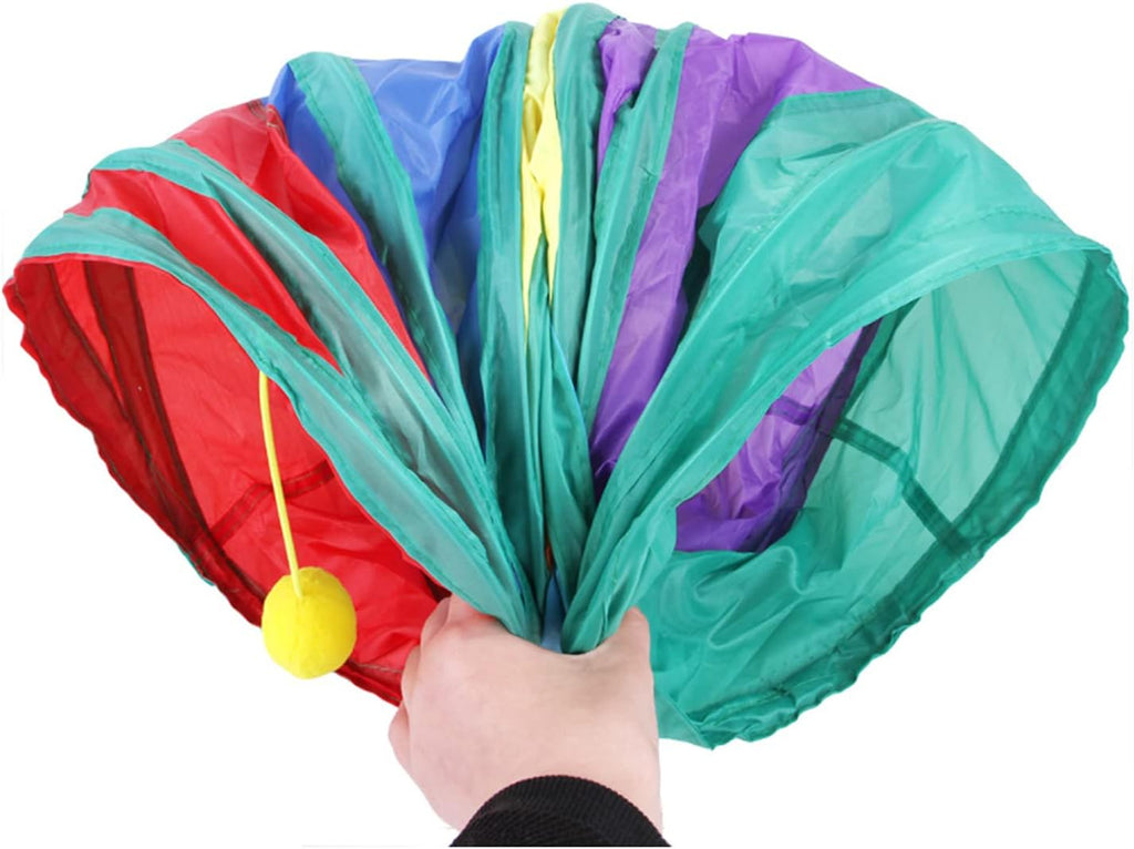 32-Piece Interactive Cat Toy Set With Foldable Tunnel