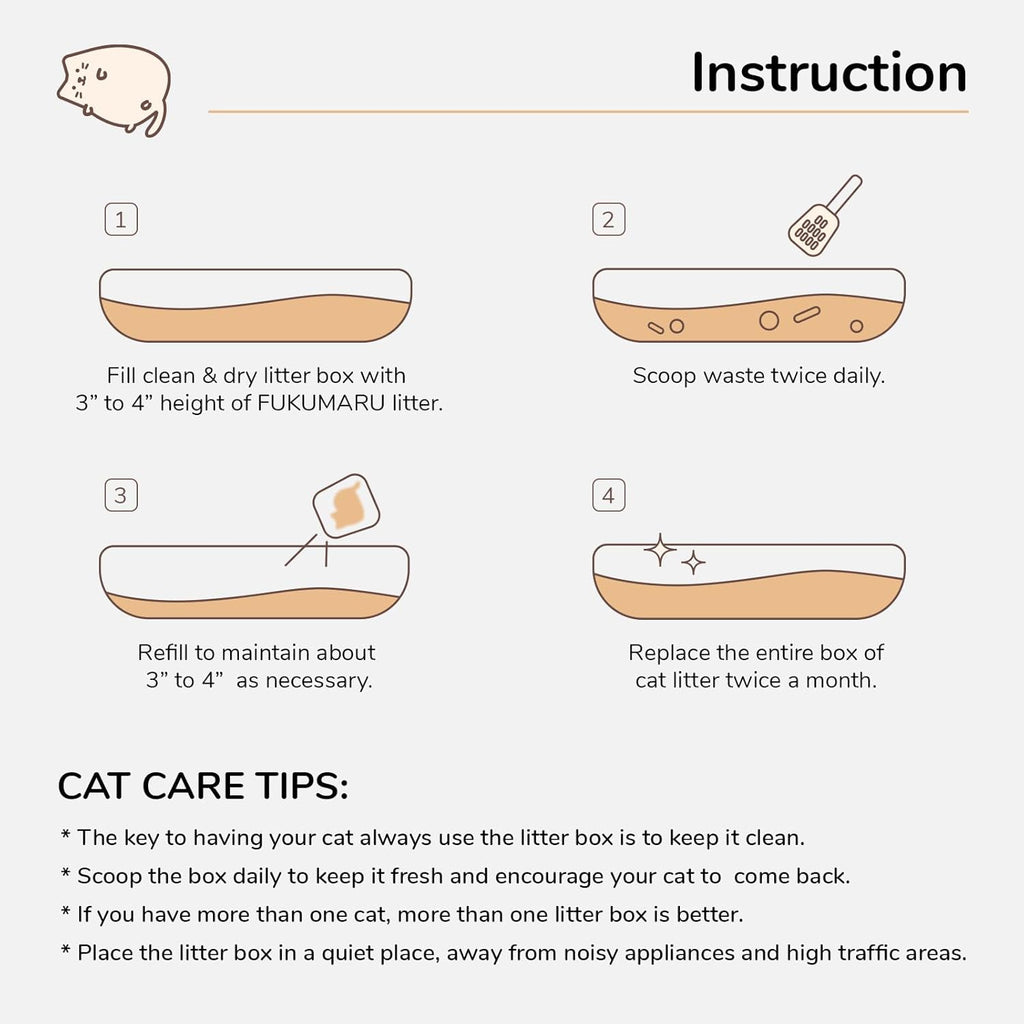 Tofu Cat Litter Clumping – Flushable, Odor Control