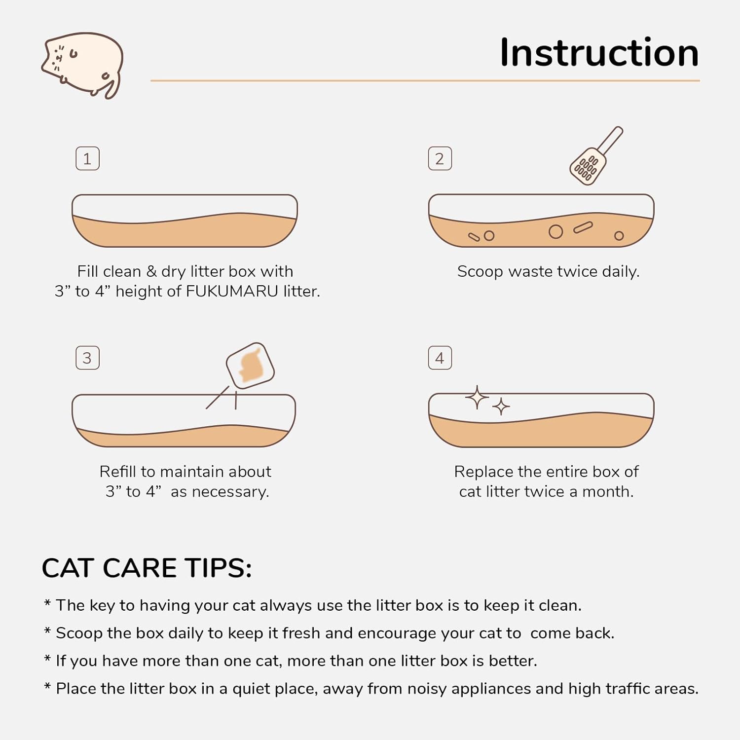 Tofu Cat Litter Clumping – Flushable, Odor Control