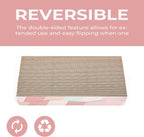 Reversible Cardboard Cat Scratcher with Catnip