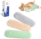 Plush Catnip Kicker Toy Pillows – 3-Pack Crinkle Set