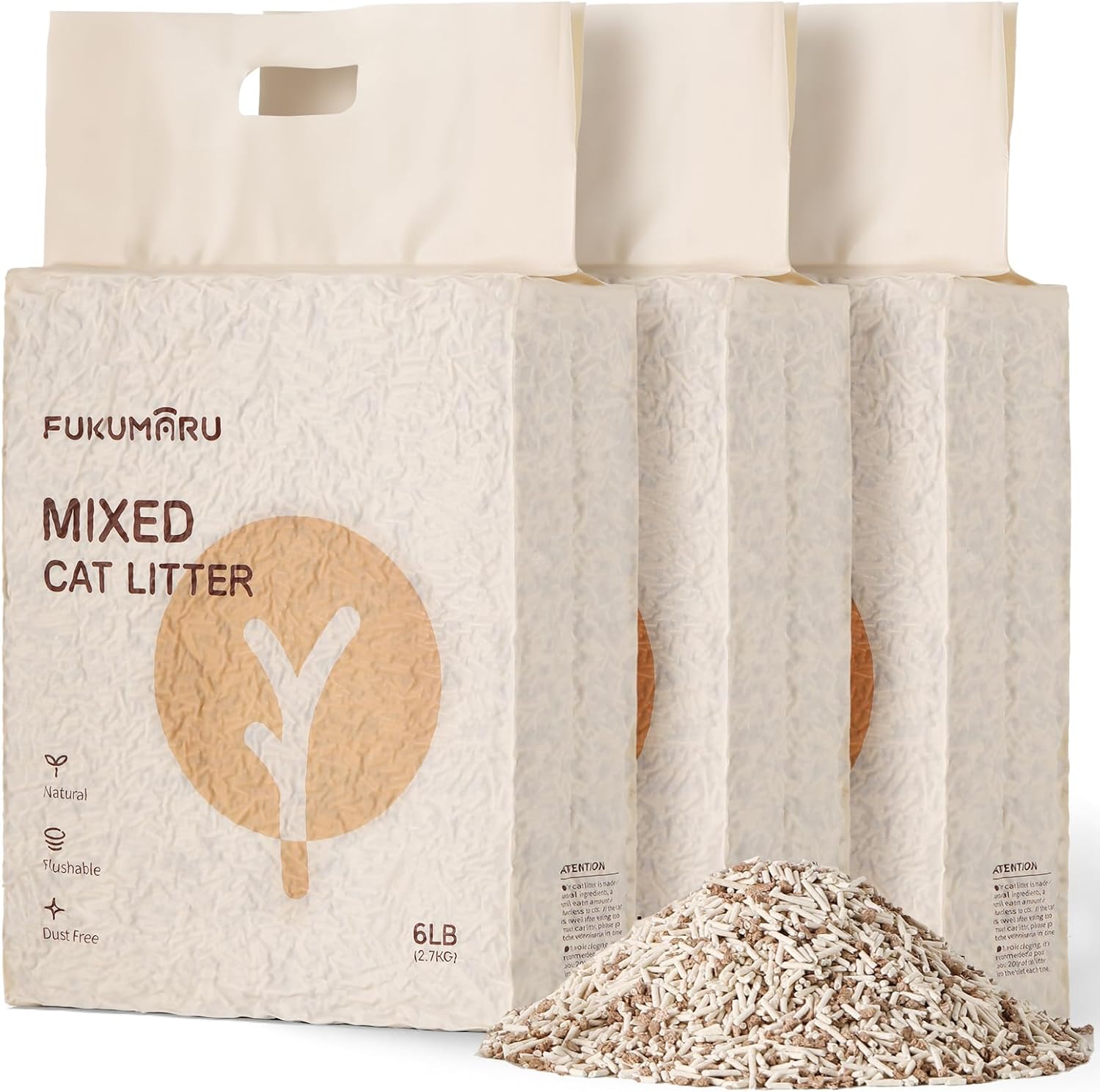 Tofu Cat Litter Clumping – Flushable, Odor Control