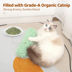 Plush Catnip Kicker Toy Pillows – 3-Pack Crinkle Set