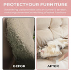 Reversible Cardboard Cat Scratcher with Catnip