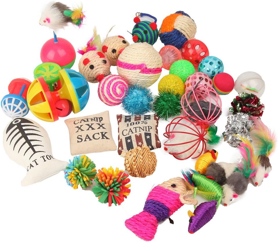 Cat Toy Variety Pack – 20-Piece Interactive Play Set