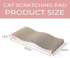 Reversible Cardboard Cat Scratcher with Catnip