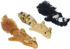 Skinny Forest Creatures Cat Toys – 3-Pack Catnip Set