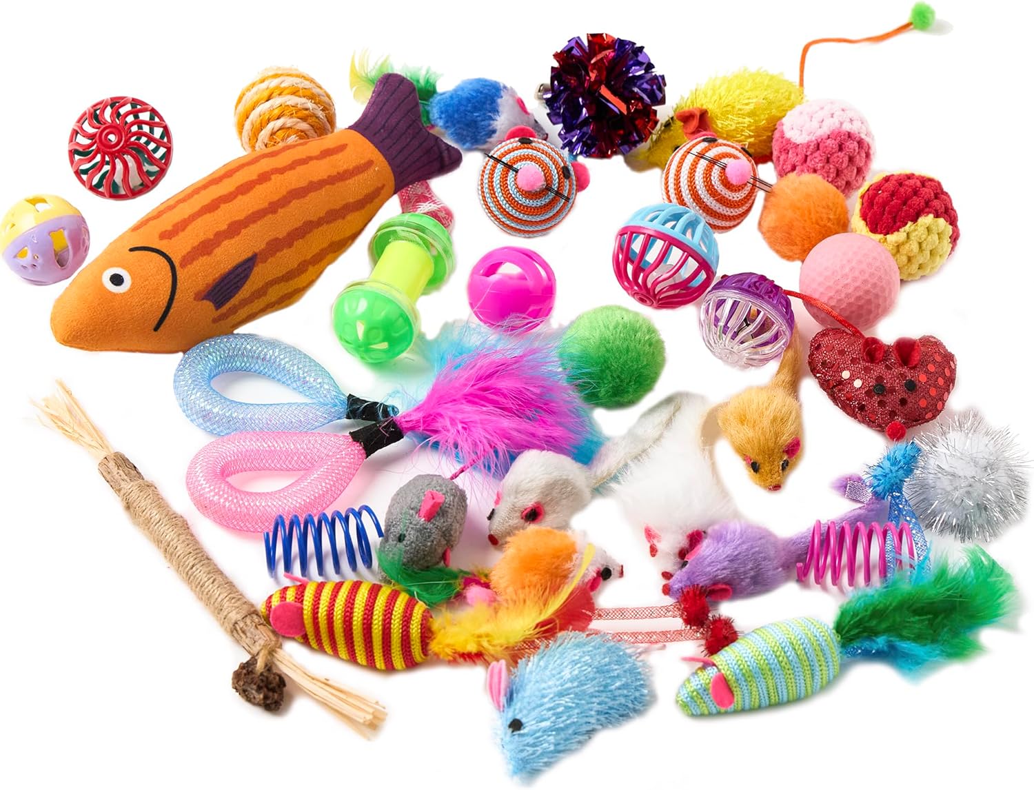 Cat Toy Variety Pack – 20-Piece Interactive Play Set