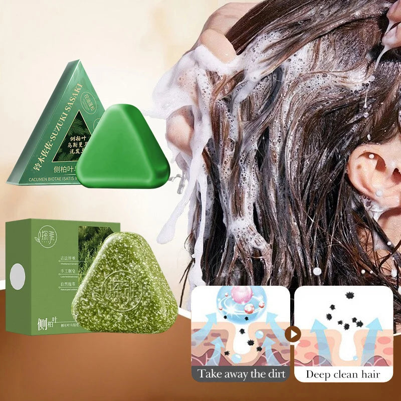 Herbal Shampoo Soap Bar for Hair Growth & Oil Control