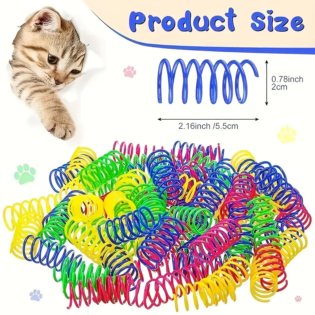 Mixed Cat Toy Variety Pack – Plastic and Plush Play Set
