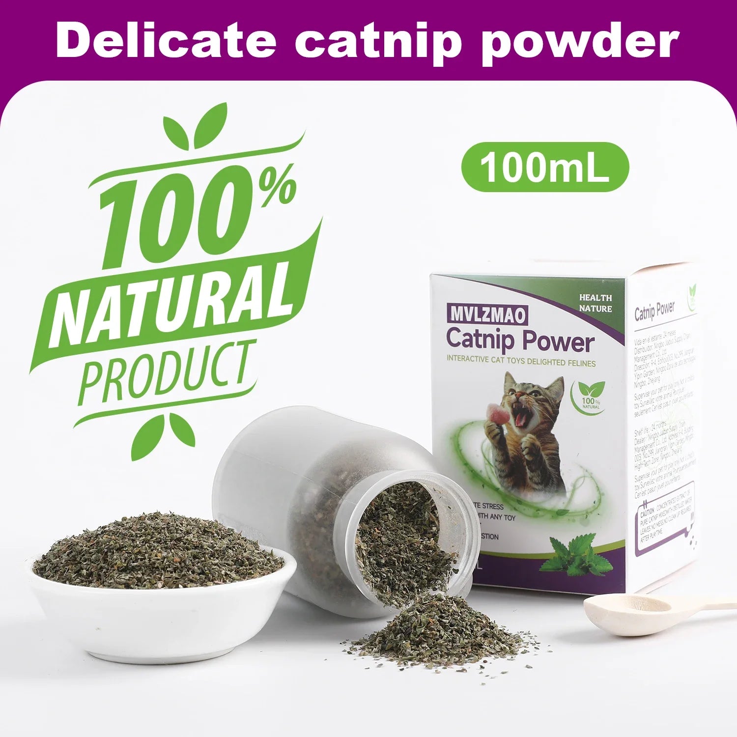 Silvervine Powder for Cats – Stimulating Cat Treat