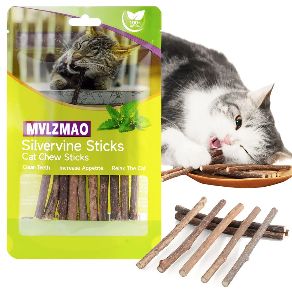 Silvervine Cat Chew Sticks – Natural Teething & Play Toys