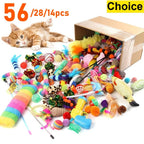 Mixed Cat Toy Variety Pack – Plastic and Plush Play Set