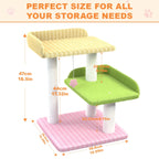 Indoor Cat Tree Tower with Scratching Board and Toys