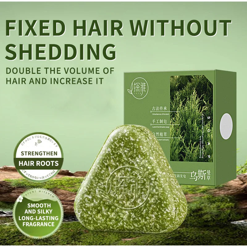 Herbal Shampoo Soap Bar for Hair Growth & Oil Control