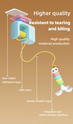 Rechargeable Interactive Flying Bird Toy for Cats