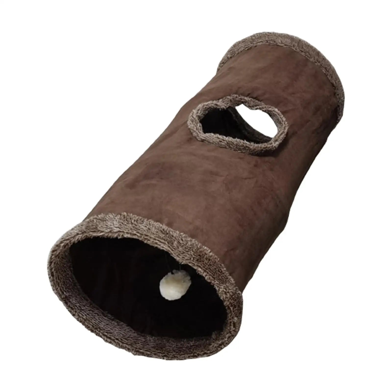 Portable Cat Tunnel Toy With Ball For Indoor Play