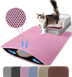 Double-Layer Cat Litter Mat – Non-Slip, Waterproof Design