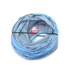 3-Way Foldable Cat Tunnel Toy with Peek Hole