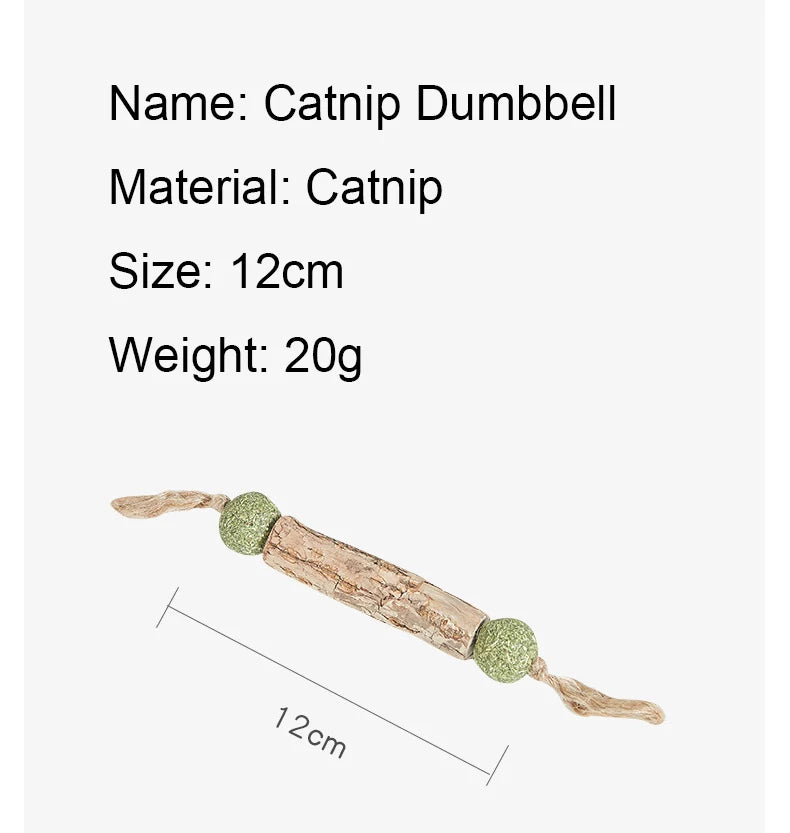 Natural Catnip Molar Stick Cat Tooth Cleaning Treat