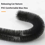 Cat Self-Grooming Arch Toy With Massage Brush & Pad