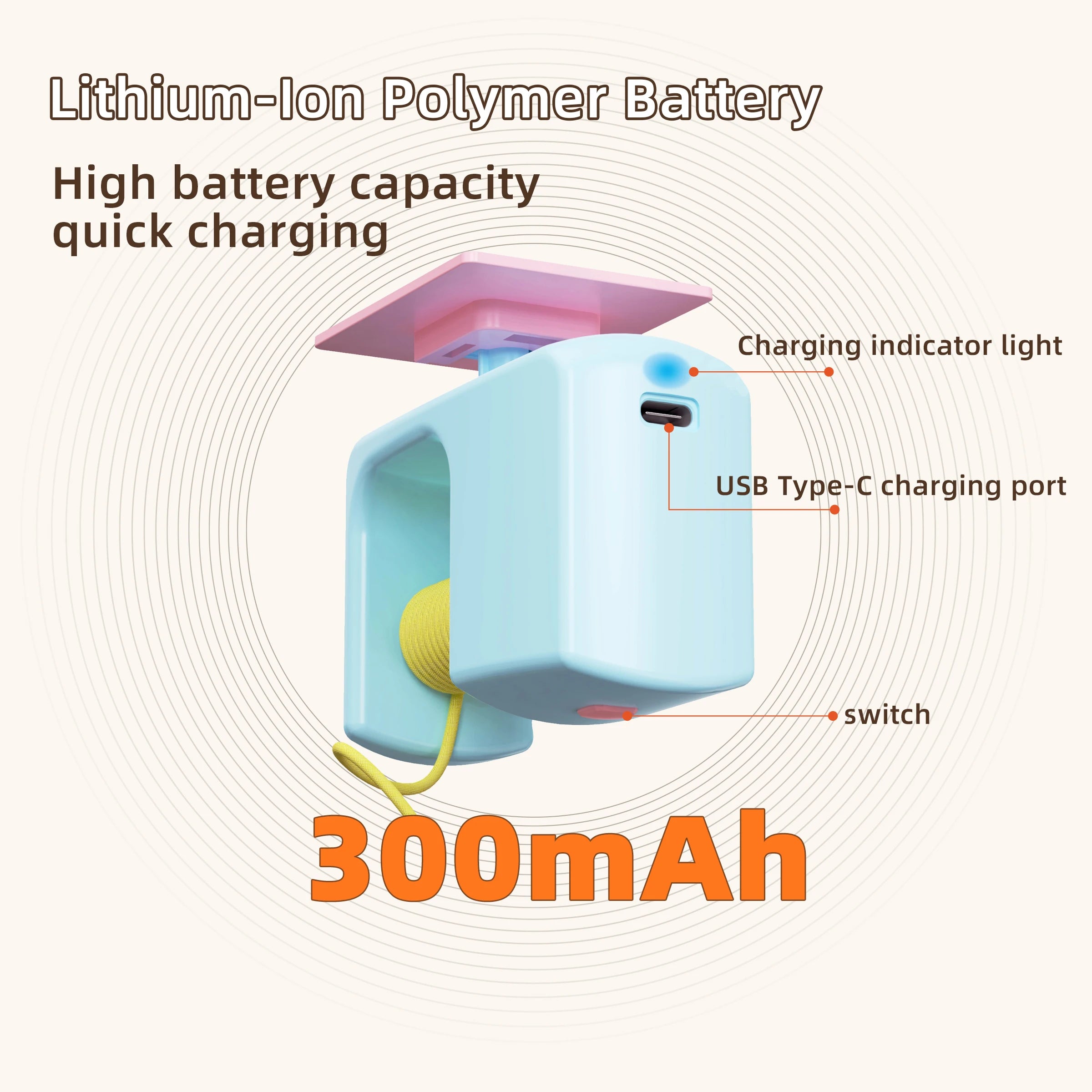 Rechargeable Interactive Flying Bird Toy for Cats