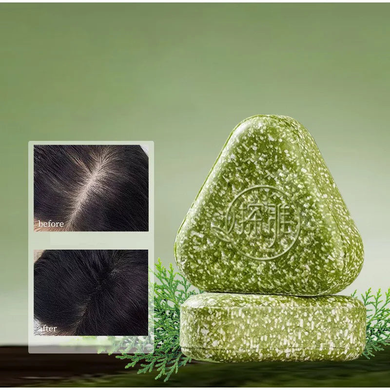 Herbal Shampoo Soap Bar for Hair Growth & Oil Control
