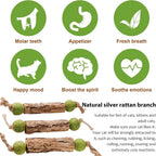 Natural Catnip Molar Stick Cat Tooth Cleaning Treat
